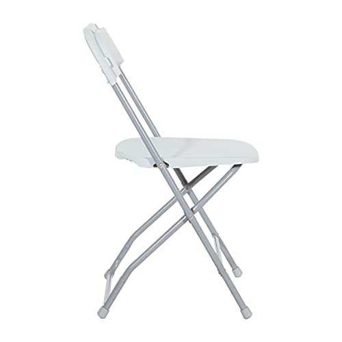 Compact 5-Piece Foldable Table and Chairs Set – Light Grey