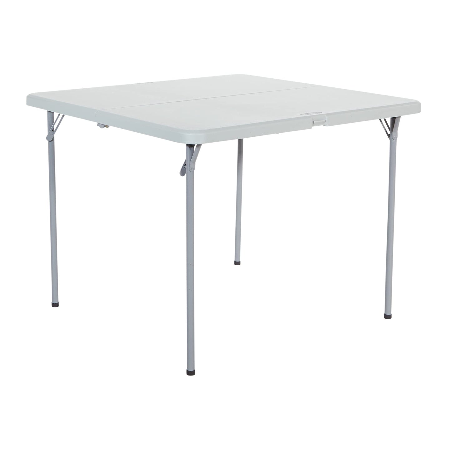 Compact 5-Piece Foldable Table and Chairs Set – Light Grey