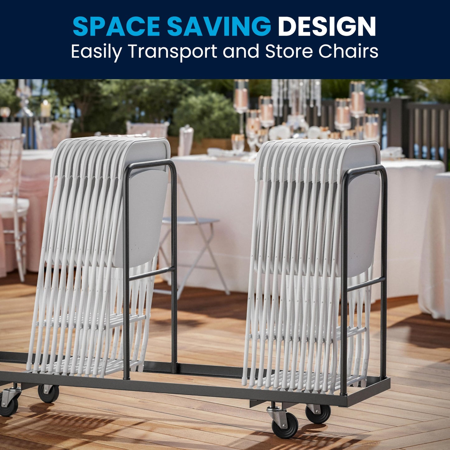 Set of 10 Heavy-Duty Foldable Plastic Chairs – Indoor/Outdoor, White