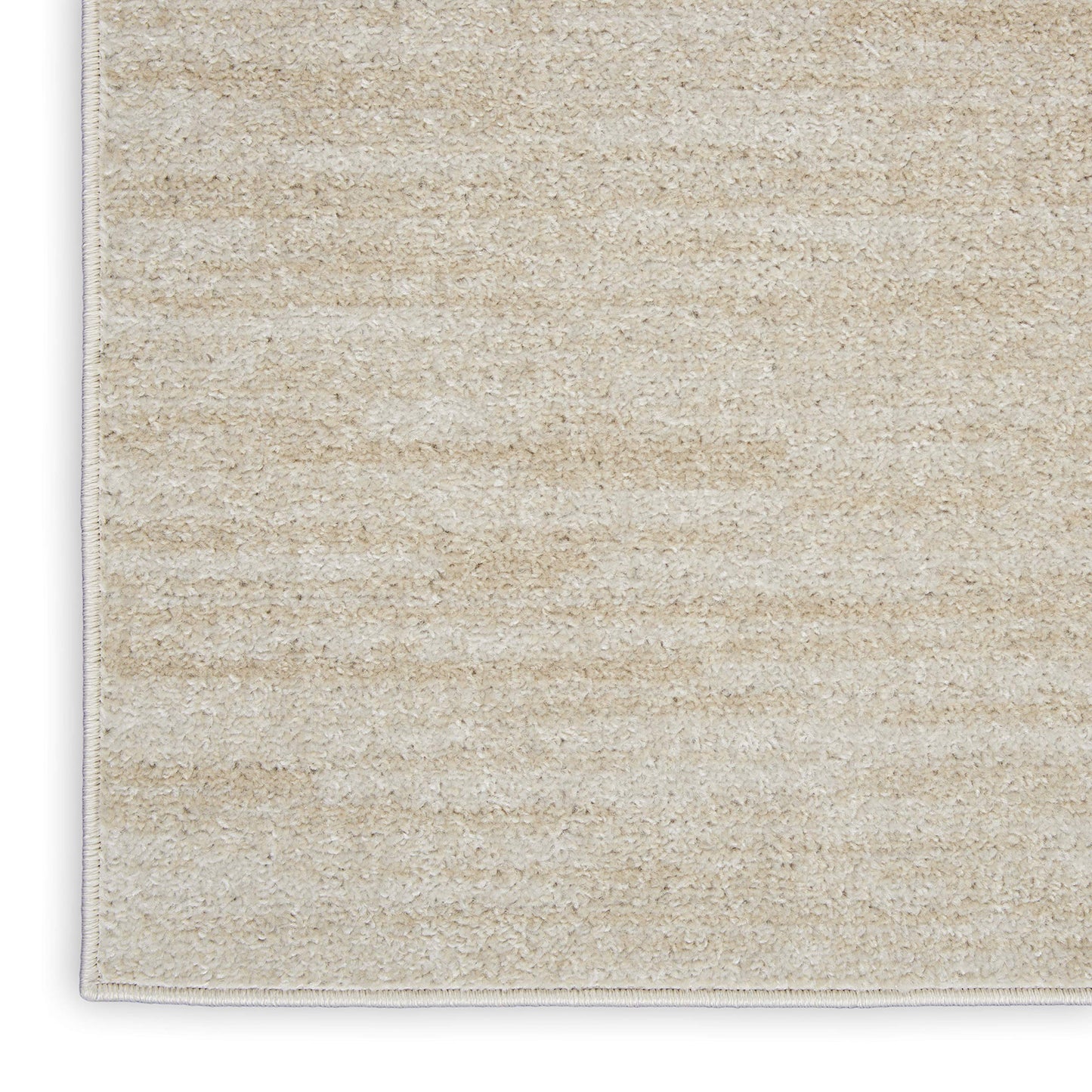 Nourison Essentials 8' x 10' Area Rug – Indoor/Outdoor, Ivory Beige, Non-Shedding