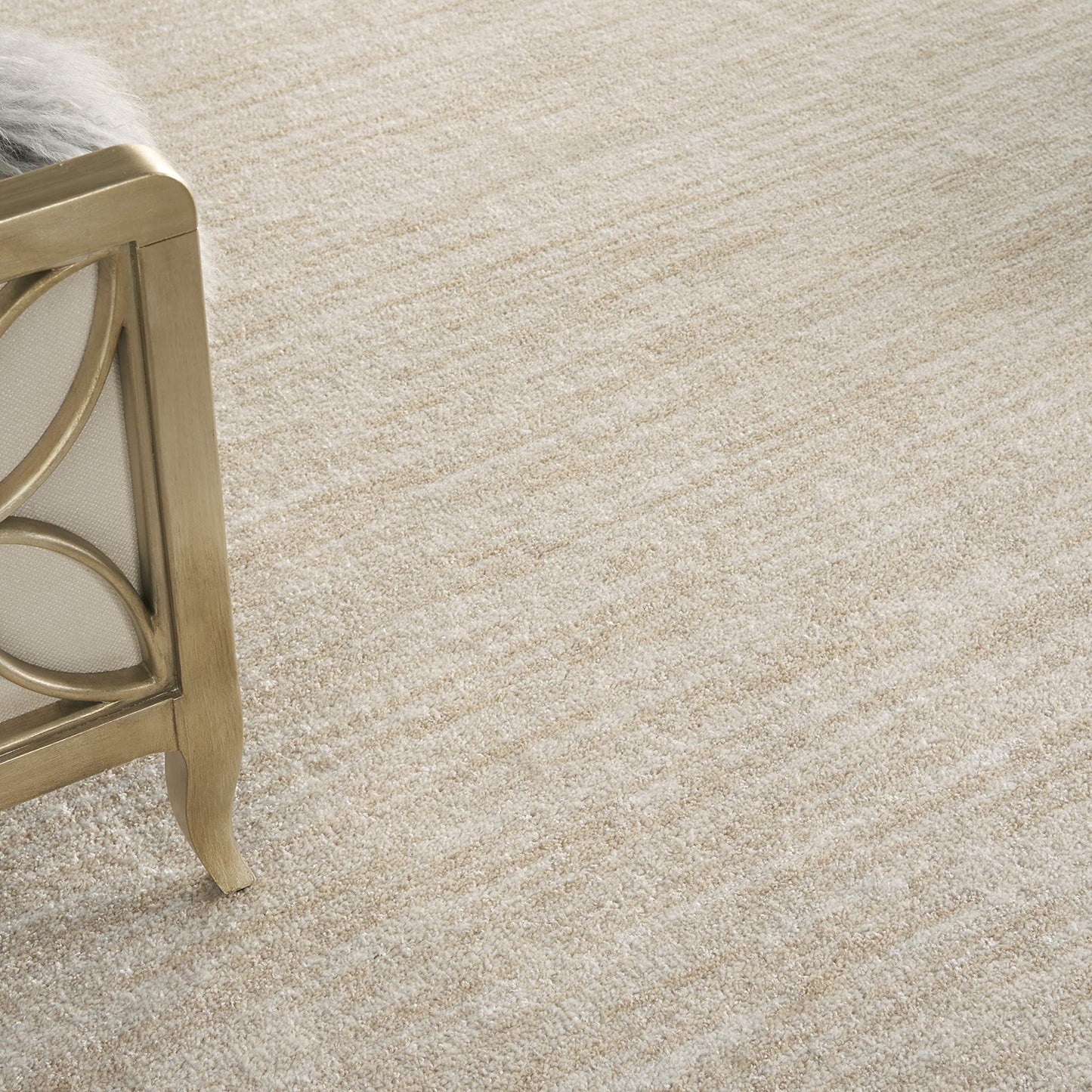 Nourison Essentials 8' x 10' Area Rug – Indoor/Outdoor, Ivory Beige, Non-Shedding